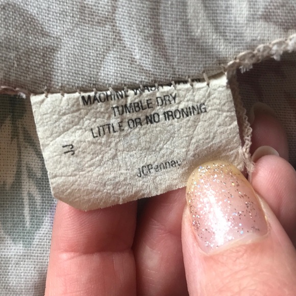 Vintage JC Penney USA Table Cloth Round Floral 6’ Or 72” Cottage Beautiful - Picture 6 of 8